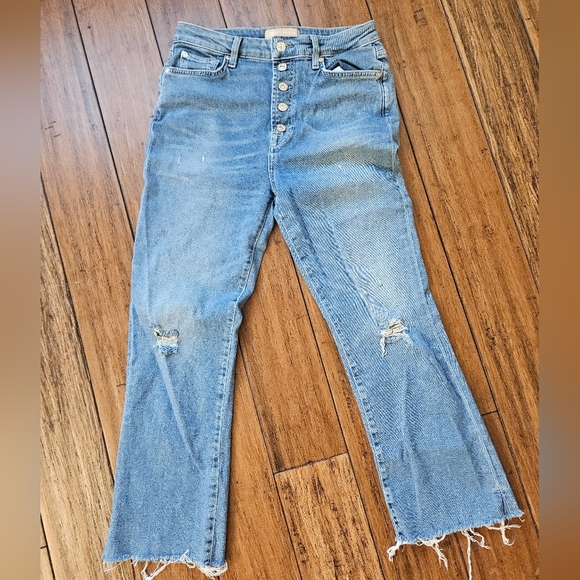 7 for All Mankind Luxe Vintage Crop Jeans Size 30 - Picture 1 of 8